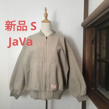 [ 새상품 ] JaVa ( 자바 ) 지퍼 블루종 S 사이즈 빅 실루엣