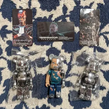 [ 시리즈 32.39.43 터미네이터 3종 ] 베어브릭 카드 포함