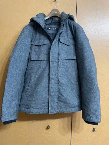 PLST 차콜 그레이 다운 자켓 L