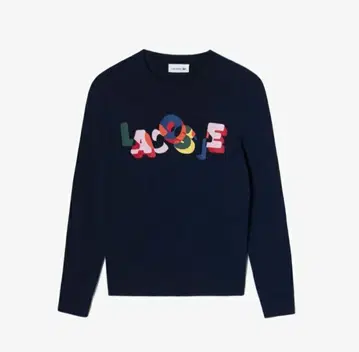 LACOSTE 컬러 스티치 오가닉 코튼 스웨터 36