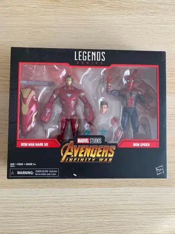 마블 레전드 아이언맨 마크 50 & 아이언 스파이더 2팩 버전