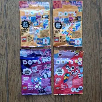 LEGO DOTS 엑스트라 부품 세트 4종 미사용 새상품