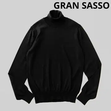GRAN SASSO 그랑사쏘 울 12게이지 터틀넥 니트