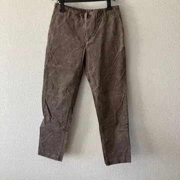 무인양품 미사용 새상품 브라운 코듀로이 캐주얼 팬츠 1