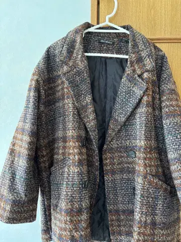 SPRAY PREMIUM 체크 무늬 테일러드 자켓