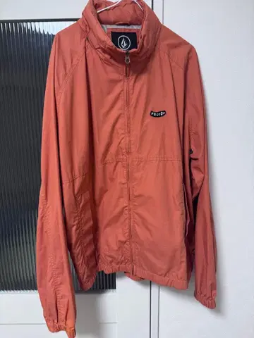 VOLCOM 오렌지 나일론 자켓 L