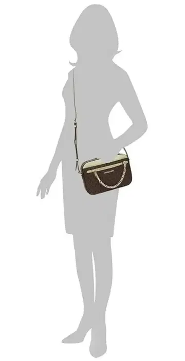 MICHAEL KORS 숄더백 브라운/그린