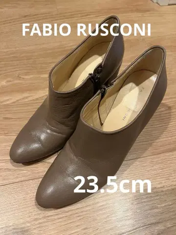 파비오 스코르니 23.5cm 36 1/2 베이지 숏부츠