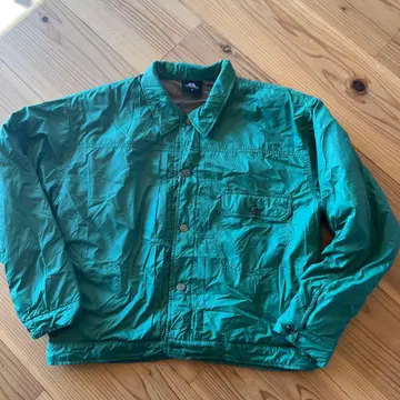 택 포함 새상품 MOUNTAIN 그린 나일론 자켓 M