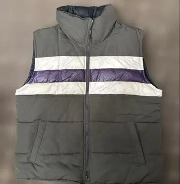 BEAMS 충전솜 베스트 카키 L 사이즈