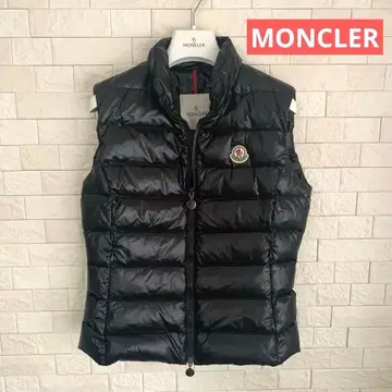[ 새상품급 ] MONCLER 다운 베스트 블랙 사이즈 1
