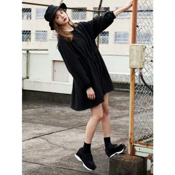 merry jenny 플리스 돌먼 미니 원피스