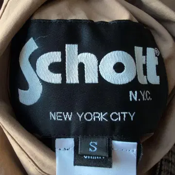 Schott 체크 무늬 자켓 S