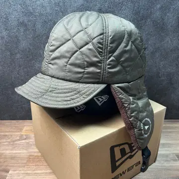 퀼팅 플라이트 캡 카키