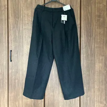 유니클로 x 코토니에 브러쉬드 저지 턱 와이드 팬츠 L