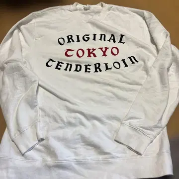 텐더 로인 TENDERLOIN 화이트 트레이닝복 맨투맨 사이즈 L