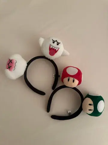 슈퍼 닌텐도 월드 머리띠 세트 (테레사 & 스퍼 버섯)