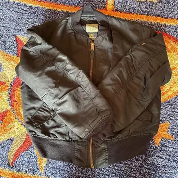 블랙 MA-1 플라이트 자켓