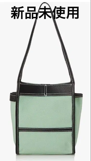 LA BAGAGERIE 민트 그린 토트백 라바가제리 쿠라시키 캔버스