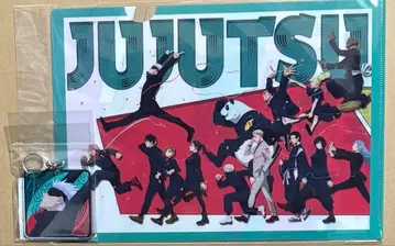 애니메이션 [주술회전] 5주년 클리어 파일과 키링 세트