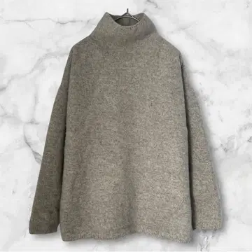 뉴요커 터틀넥 스웨터 그레이 오버 사이즈 M