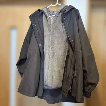 글로벌 워크 GLOBAL WORK 발수 3WAY 맘파 브라운 L 사이즈