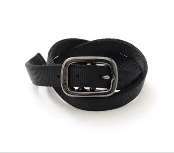 TRIPLE E 플레인 나일론 웹 벨트 블랙 사이즈 38