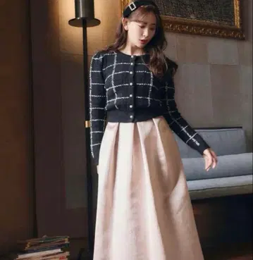 herlipto Bouncy Check Knit Pullover