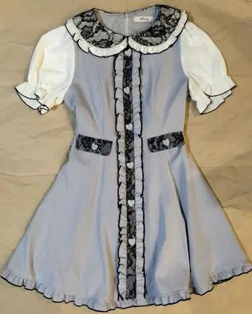 Ank Rouge 원피스 프릴 리본 OP