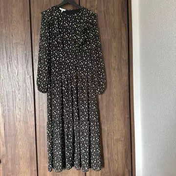 MOUSSY 꽃무늬 긴팔 원피스 사이즈 2