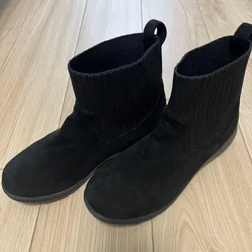 락락 하늘을 나는 워셔블 스트레치 니트 부츠 M 블랙