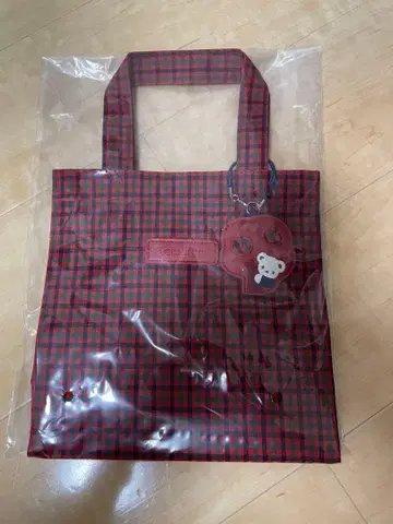 파밀리아 미사용 새상품 토트백 소 빨간색