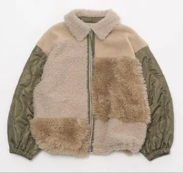 패치워크 보아 블루종