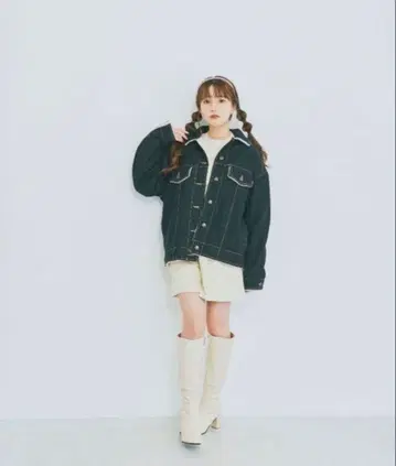 보카니 Bokanii 카스짱 보아 안감 데님 자켓