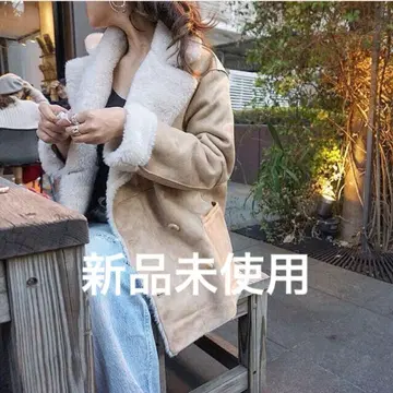 미사용 새상품 에프덤 f.dom 무스탕 코트