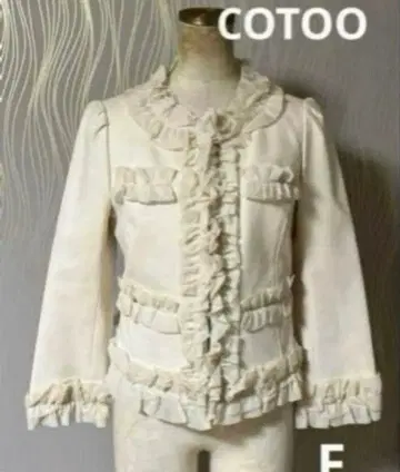 새상품 COTOO 코투 노카라 자켓