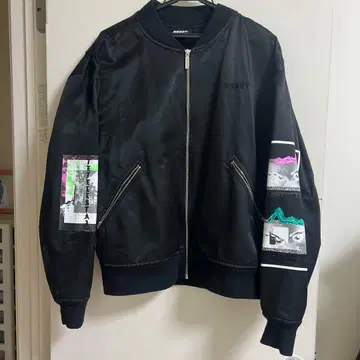 유니크 디자인 블랙 블루종