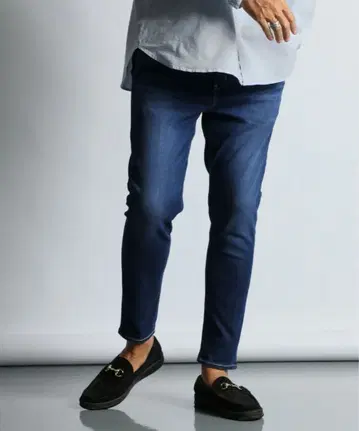 The Duffer 스키니 데님 L 다크 블루