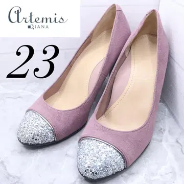 [ 191 ] DIANA 다이애나 스웨이드 글리터 펌프스 핑크 23