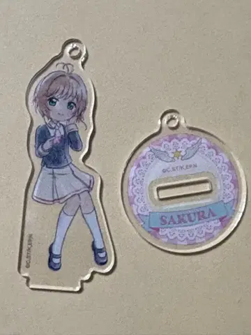 카드캡터 사쿠라 키노모토 사쿠라 아크릴 스탠드 사쿠라&토모요의 티 파티