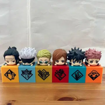 주술회전 히캇케 피규어 6체 세트