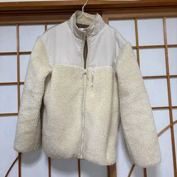 GLOBAL WORK 플리스 자켓 L 크림