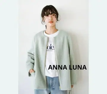ANNA LUNA 복슬복슬 보아 노카라 코트
