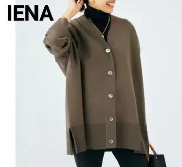 IENA 슈퍼 파인 스무스 판초 가디건