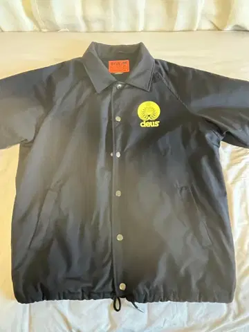 한국 한정 deus records 나일론 자켓 블랙