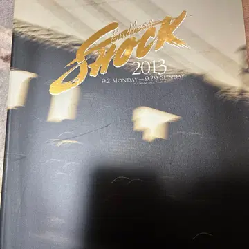 Endless Shock 2013 팜플렛