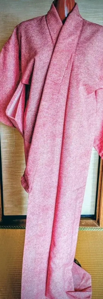 핑크 코몬 총시보리 기모노 새상품급