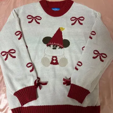 디즈니 크리스마스 릴린린 니트 스웨터 2025