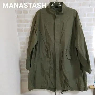 MANASTASH 밀리터리 롱 오버 자켓