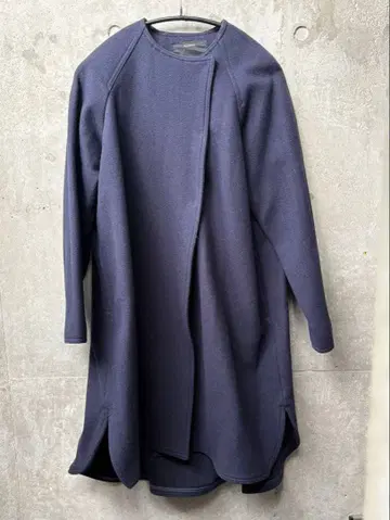 플로렌트 네이비 롱 코트